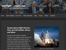 Tablet Screenshot of ironflight.com